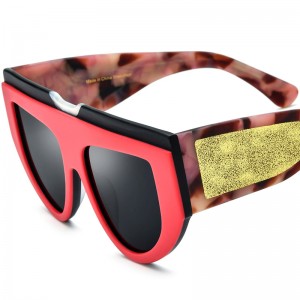 Gafas de sol tipo ojo de gato con placa personalizada de RUISEN 19367T