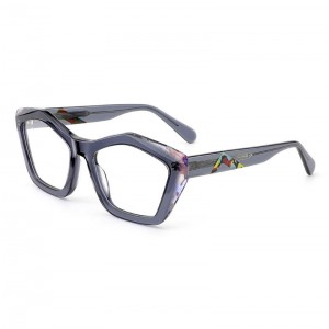 RUISEN’S 2024 New Women’s Fashion Cat Eye High end Plate Eyeframe Can be Paired with Myopia UN3241