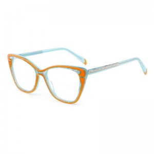 RUISEN’S New High-end Sheet Metal Eyeglass Frame Cat Eye Fashion Eyeglass Frame RS9045