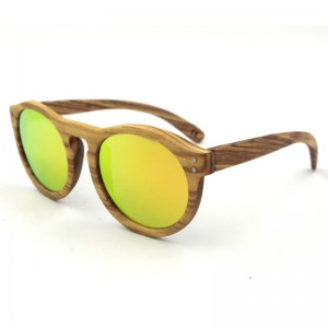 RUISEN'S Lunettes de soleil polarisées rétro TAC en bois pour homme et femme 995