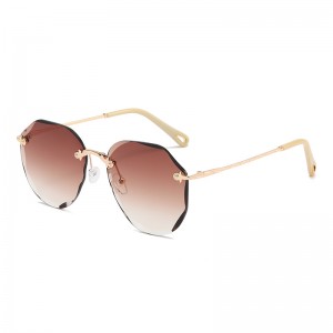 RUISEN’S Women’s New Rimless Sunglasses 5901