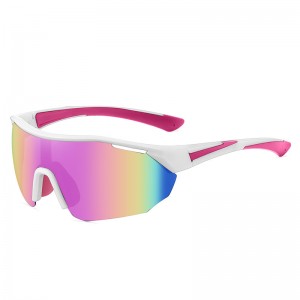 RUISEN’S Cycling Glasses for Men ‘s Dazzling Colors Outdooe Riding Sunglasses 3058