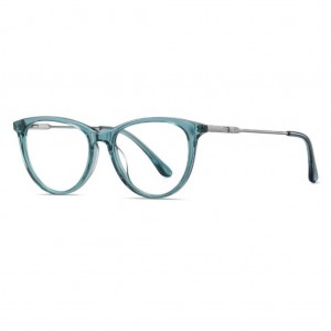 Gafas con montura de acetato ligero anti-azul de moda de RUISEN BJ9202