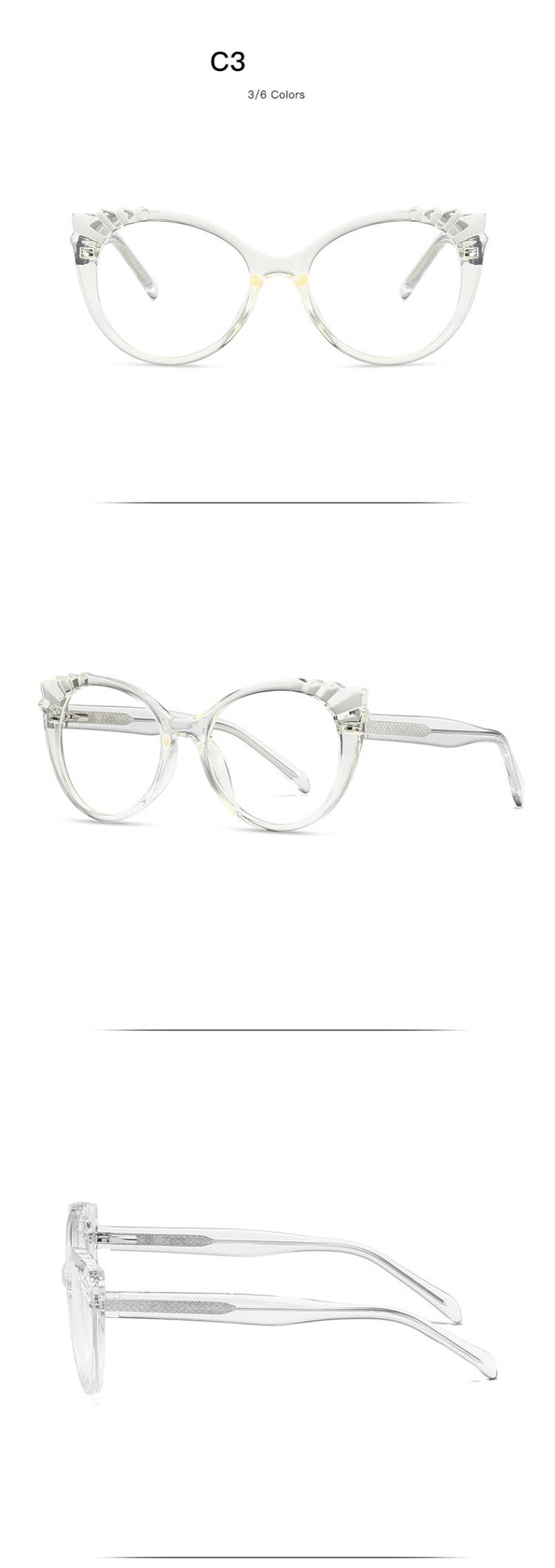 Ruisen'S Fashional Anti-hyacintho Light Frame Glasses 2037