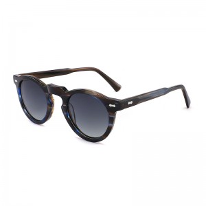 RUISEN'S Round Frame Fashion Acetate Sunglasses 1128S