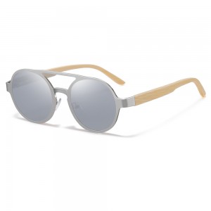 RUISEN'S New Fashion Square Frame Wooden Sunglasses RS-2801