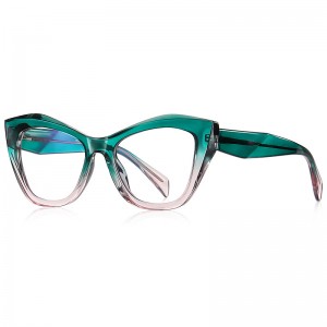 RUISEN'S TR90 Anti Blue Light Glasss Creber Frame Texture Ooptical Frame Flat Lens 2197