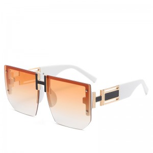 RUISEN'S Unisex-High-Fashion-Randlos-Sonnenbrille