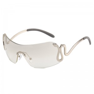 RUISEN’S Fashion Spirit Snake One-piece Sunglasses 3559