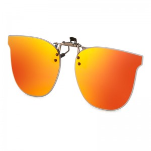 Bunte polarisierte Sonnenbrille, Myopie-Clip-Brille