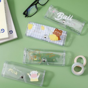 RUISEN'S Estuche para gafas transparente creativo portátil 6626