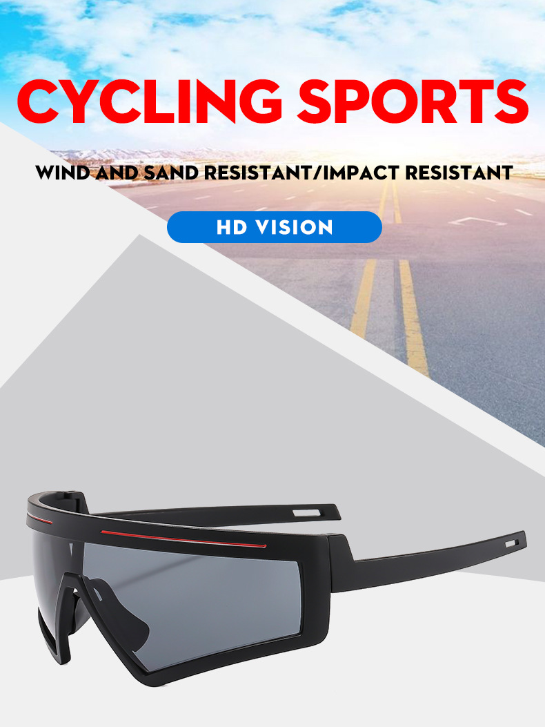 RUSEN'S Sports lunettes de soleil de cyclisme en plein air coupe-vent H2342