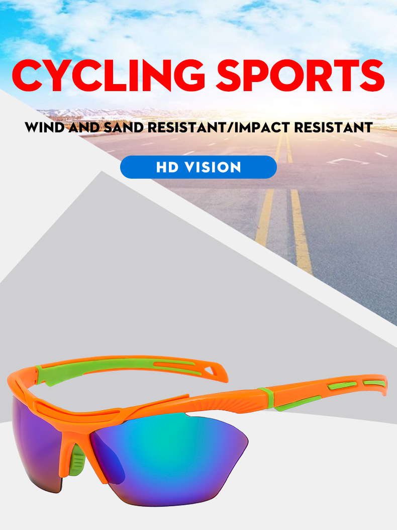 RUISEN'S Deportes Ciclismo al aire libre con revestimiento a prueba de viento y gafas de sol sombreadas BL5808