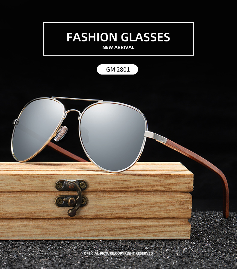 Chi tiết kính gỗ Ray Ban Nam Phi -3