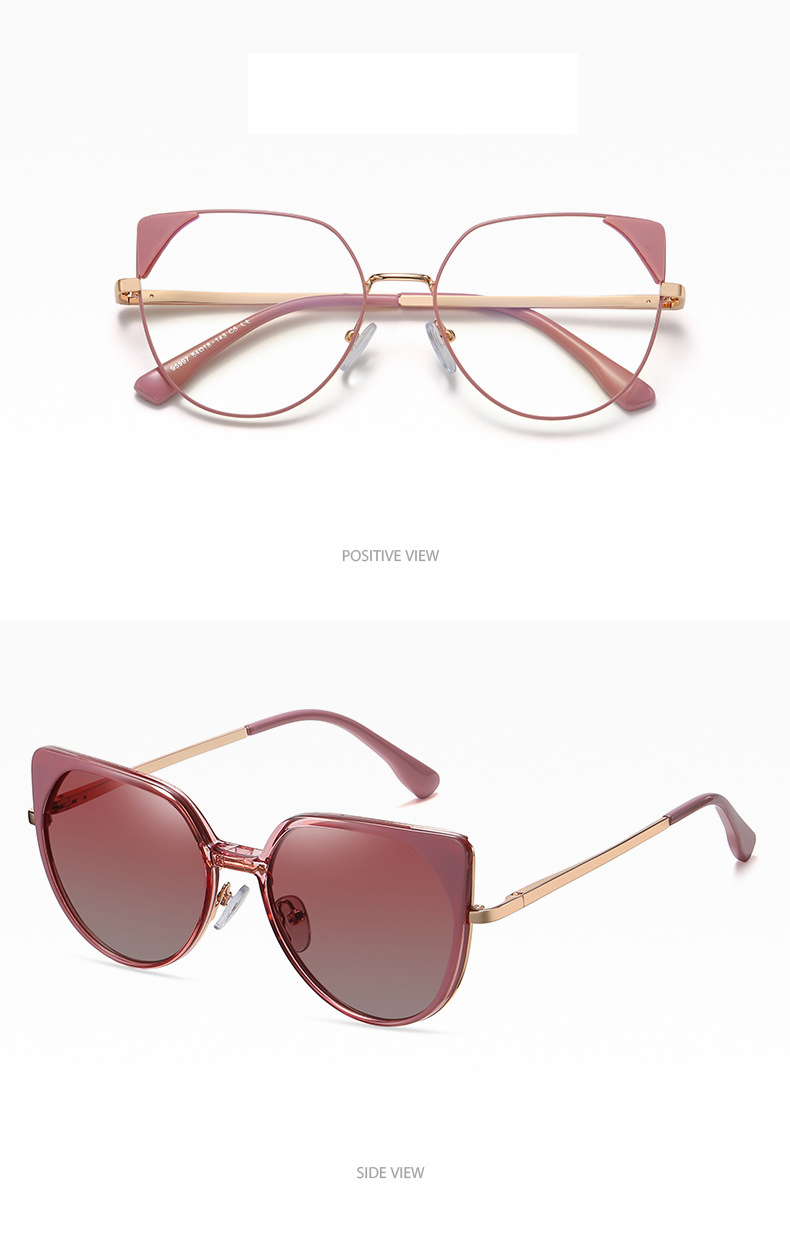 RUISENS'S Gafas de sol con clip de moda para mujer 95997