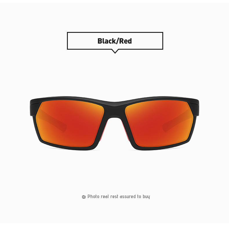 RUISEN'S Sports Polarisierte bunte Herren-Sonnenbrille für Outdoor-Radfahren 3061