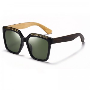 RUISEN'S Men's New Retro Style Wooden Sunglasses 63741