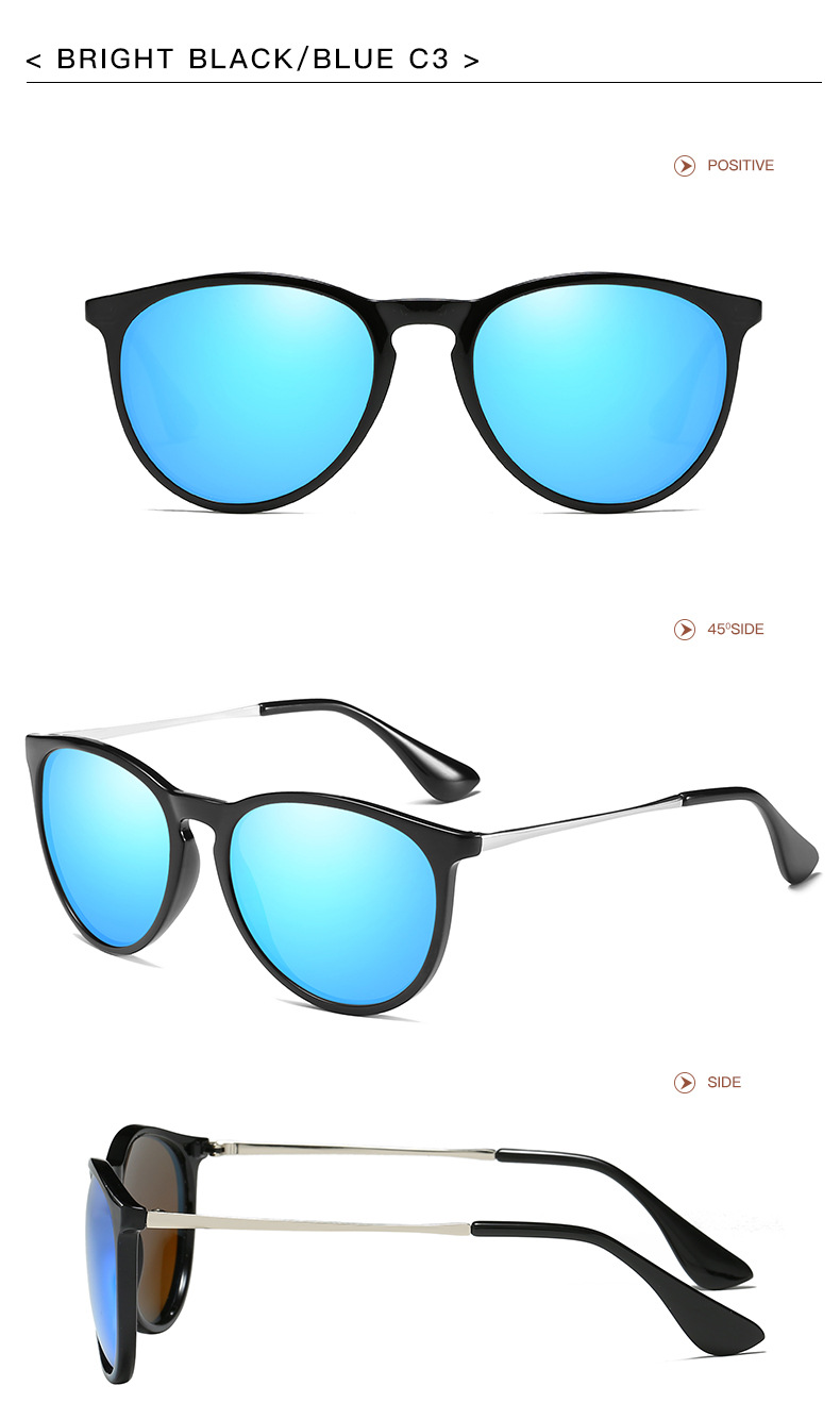 Round Sunglasses for Women Men Classic