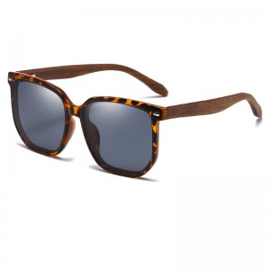 RUISEN'S Gafas de sol de madera estilo retro para hombre 63729