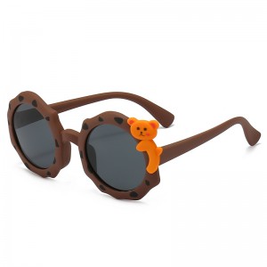 Lunettes de soleil polarisées de dessin animé de mode pour enfants de RUSEN'S RS-8063