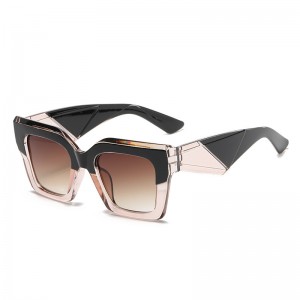 Ruisen Fashion Square Herren- und Damen-Sonnenbrille mit großem Rahmen 6733