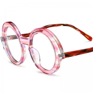 RUISEN’S Custom Vintage Multicolor Round Eyeglass Frames 19354