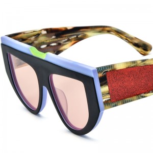 Gafas de sol tipo ojo de gato con placa personalizada de RUISEN 19367T