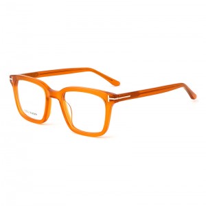 RUISEN’S Square Tortoiseshell Colored Board Myopia Lens Can Be Matched with Prescription Flat Lens 9949