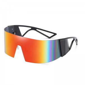 RUISEN'S Unisex rahmenlose bunte Sport-Sonnenbrille aus echtem Film 80180