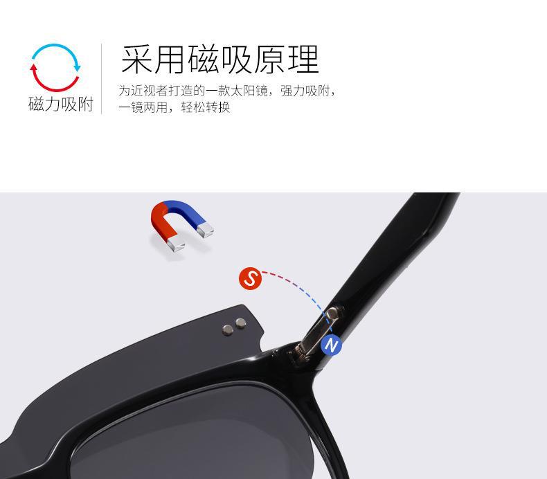 New magnetic suction sleeve lens clip for men and women