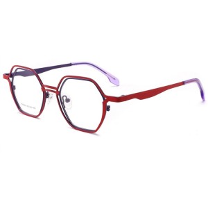 Novum Duplex-circulus Wire Metal Vitra Frame Personality Retro Matching Frame Fashion Optical Men Flat Light Women Glass Frame QJ5524t