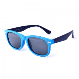 RUISEN’S Retro Contrast Color Square Frame  Kids  Sunglasses RS-PK131