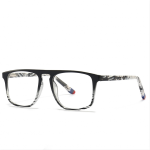 RUISEN'S Montature da donna in acetato chiaro anti-blu 6011