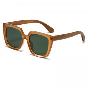 RUISEN'S Gafas de sol polarizadas de madera ligera para mujer 63790