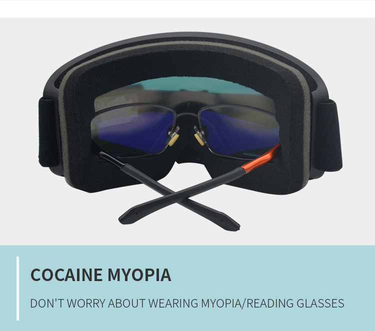 RUISEN'S Cocker Myopia Nebula Ski Goggles 7043