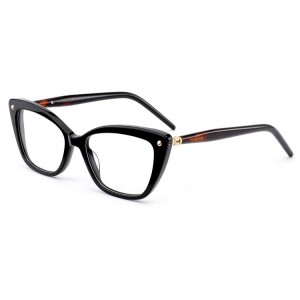 RUISEN’S New Board Anti Blue Light Eyeglass Frame Spring Eyeglass Frame Flat Lens QJ21127