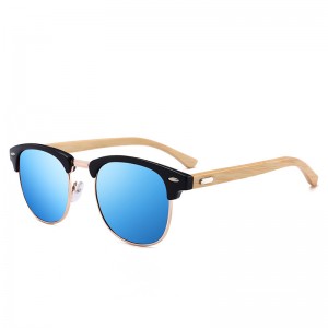 RUISEN'S Nouvelle mode et lunettes de soleil classiques en bois RS-RB3016