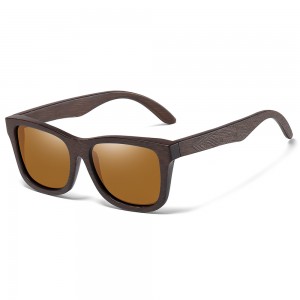 RUISENS'S Gafas de sol cuadradas de madera unisex 3833