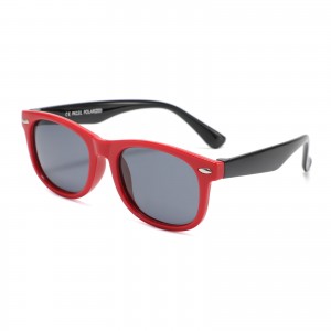 RUISEN’S Retro Contrast Color Square Frame  Kids  Sunglasses RS-PK131