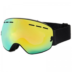 Gafas de esquí antiniebla de protección contra el viento para escalada en nieve de doble capa de RUISEN 5108