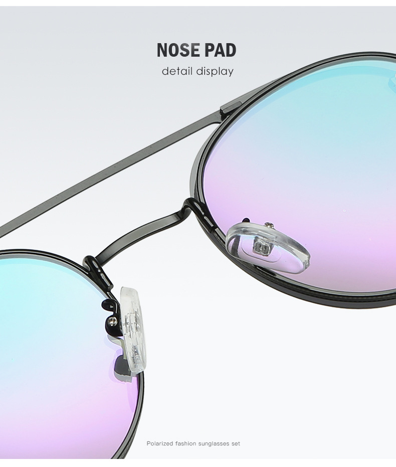 Gafas de sol polarizadas con clip para hombres y mujeres de RUISENS 2062