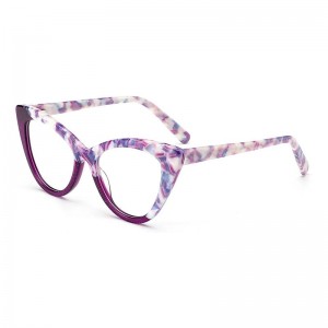 RUISEN’S New Fashion Trend Butterfly Frame Plate Triangular Flat Light Eyeglass Frame UN82109