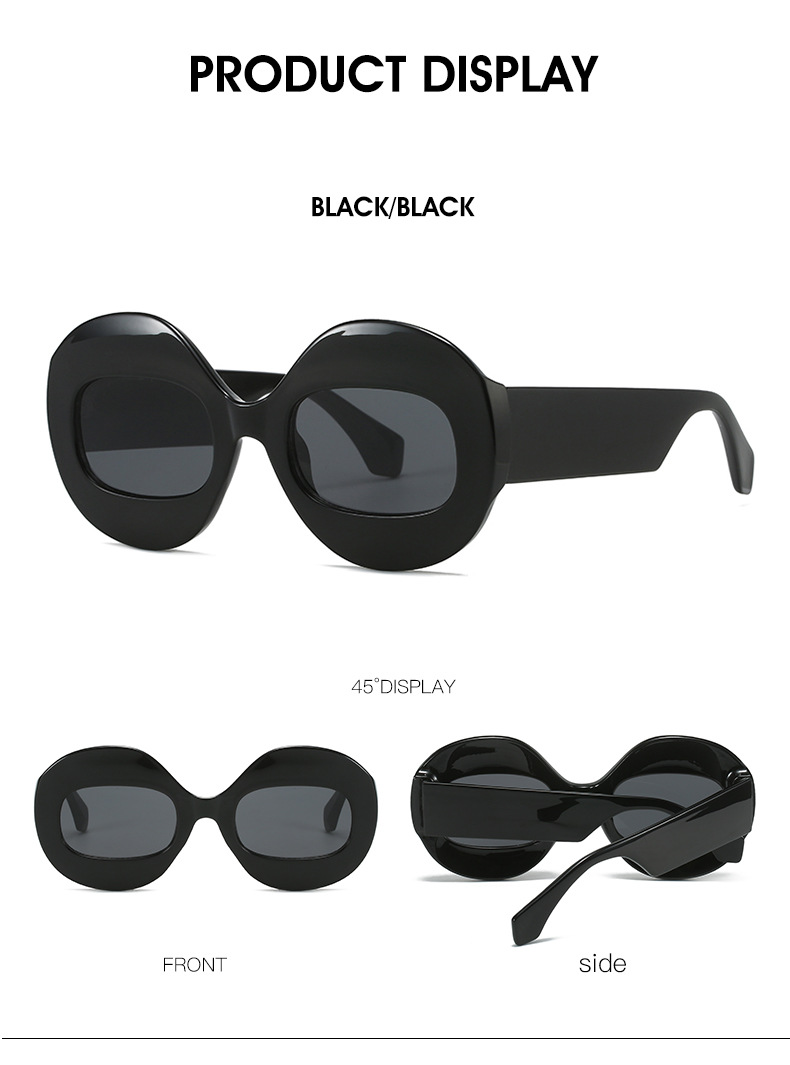 New Fashion Round Frame Men's and Women's Sunglasses