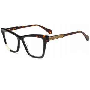 RUISEN'S New Fashion Board Flower Material Glass Frame Optical Flat Light Glass Frame QJ8157