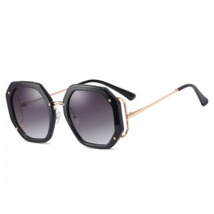 RUISEN’S Women’s Vogue PC Frame Metal Temple Sunglasses