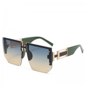 RUISEN'S Unisex-High-Fashion-Randlos-Sonnenbrille