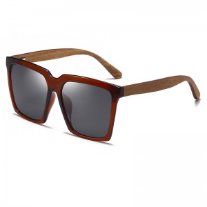 RUISEN’S Men’s Retro Polarized Light Wooden Sunglasses 63739