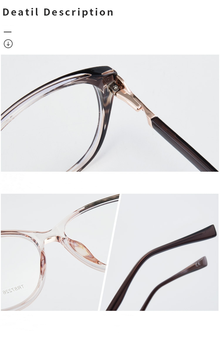 RUISEN'S Fashional TR90 Frame Glasses 87226