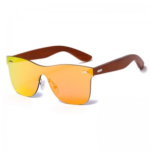 RUISEN’S New Fashion Frameless Wooden UV400 Sunglasses RS-1589