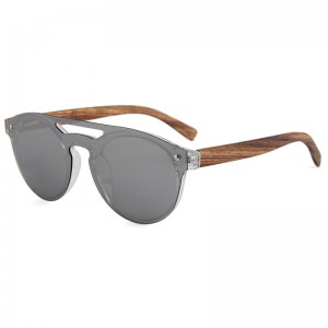 RUISEN’S Retro Fashion Wooden Sunglasses 1506